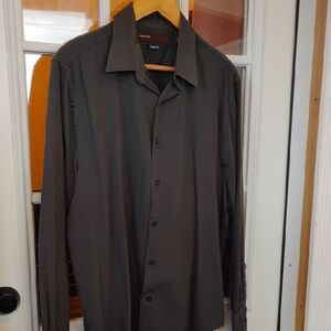 Perry Ellis Men's Gray Shirt